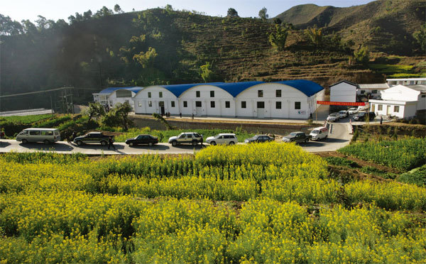 建设在乡镇的八个白酒基地之一—茶房酒基厂